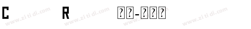 Conman Regular 常规字体转换
